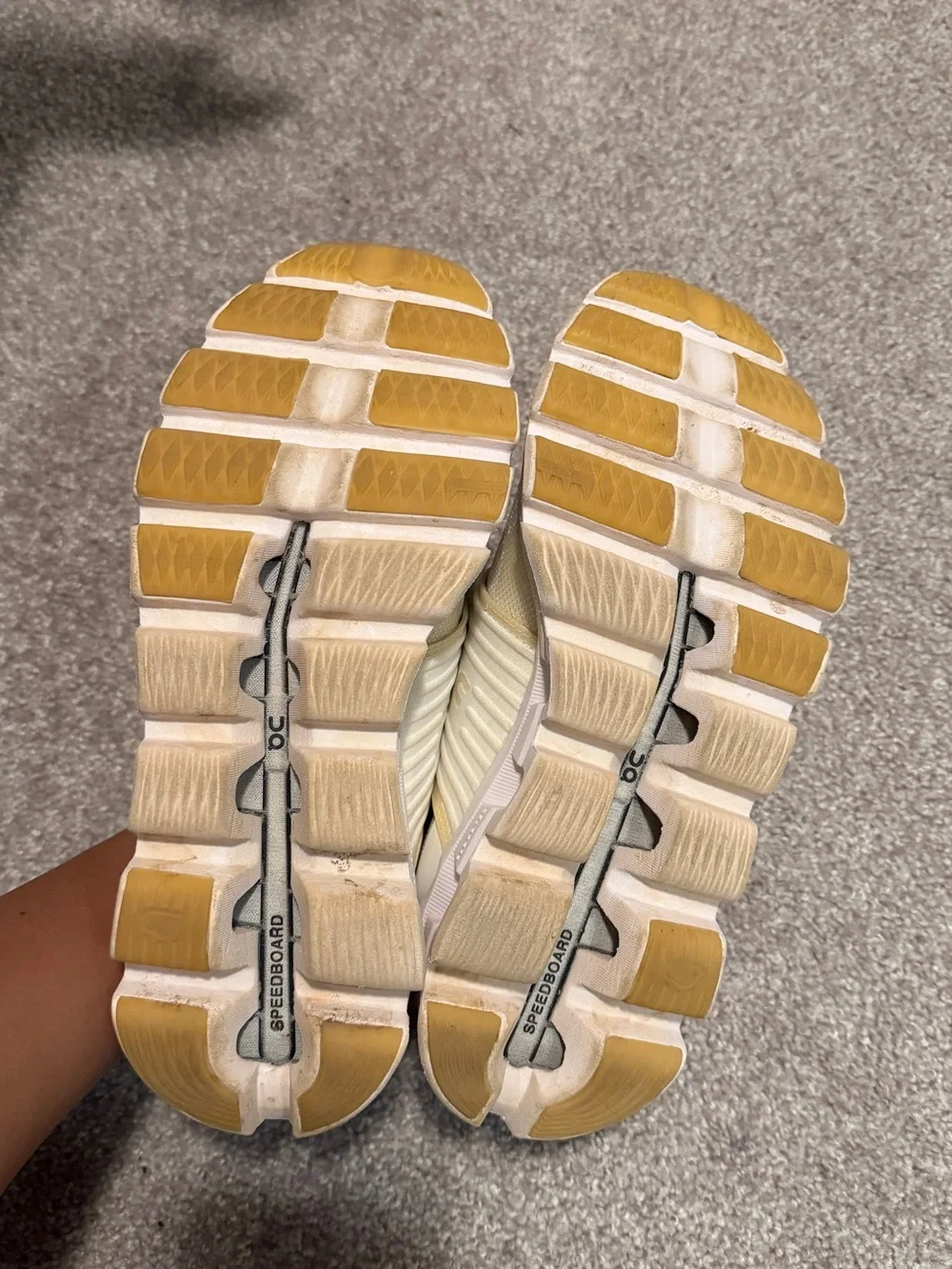 On Running Women's Cloud Running Shoes - Cream